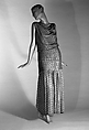 Evening dress, Jessie Franklin Turner (American, 1923–1943), silk, metal, American